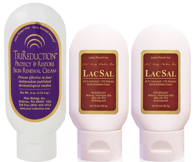 Skin Biology TriReduction & Lac Sal Cream Combo - Large