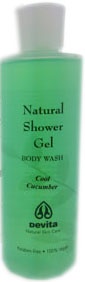DeVita Natural Shower Gel - Cool Cucumber