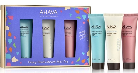 Ahava Happy Minerals Hand Cream Trio