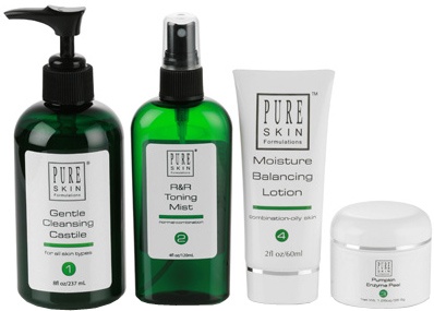 PSF Pure Skin Formulations Daily Essentials Kit - Normal/Combination