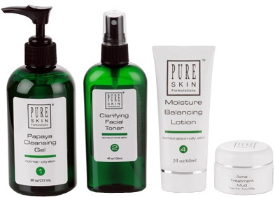PSF Pure Skin Formulations Daily Essentials Kit - Oily/Acne Prone