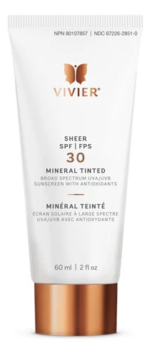 Vivier Sheer SPF 30 Mineral Tinted